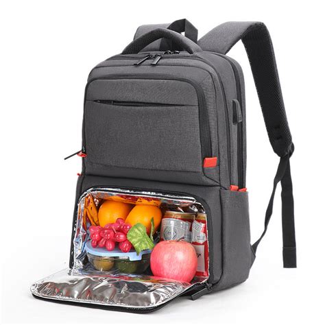 Cooler Backpack Insulated Cooler Backpack with Lunch Compartment ...