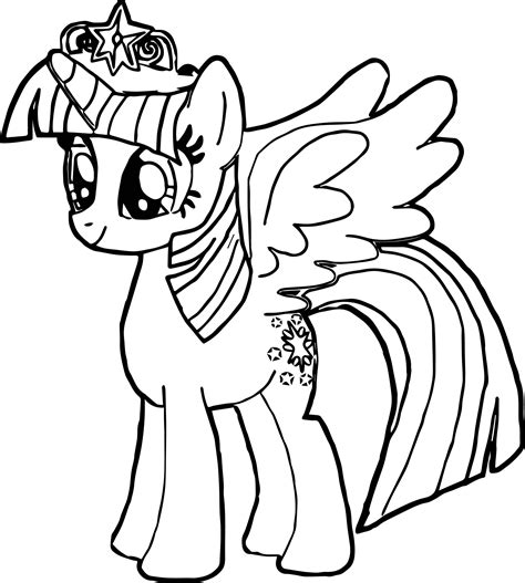 Detail Gambar My Little Pony Twilight Sparkle Coloring Pages Koleksi ...