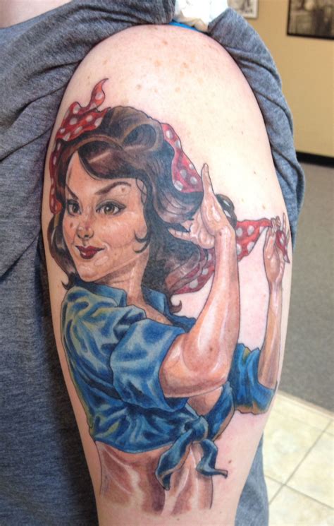 Pinup-style Rosie the Riveter Tattoo Quite possibly my fave ...