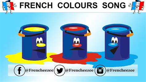 Learn French - Colours Song With Animation - Les couleurs de l'arc-en ...