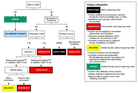 A color-coded system that determines the lives to be saved: Medical ...