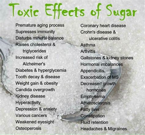 Toxic Effects of Sugar Health Facts, Health Info, Health And Nutrition ...