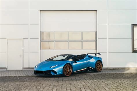 Rent Lamborghini Huracan performante spyder Blue in Dubai - Sportscars - Octane Luxury Car ...