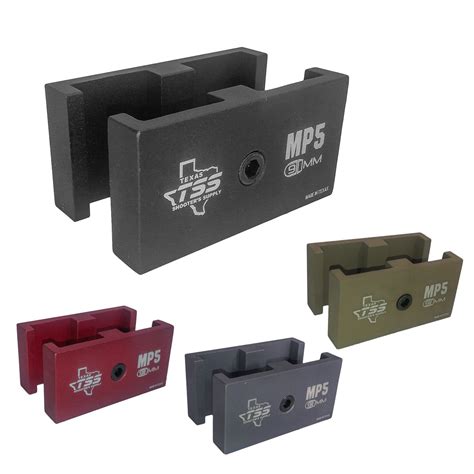 TSS BILLET HK MP5 MAGAZINE COUPLER Black – Texas Shooter's Supply