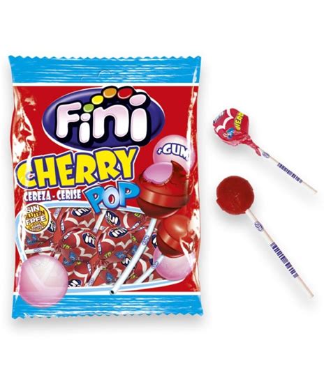 Cherry Pop +Gum lollipops Fini - Confitelia.com