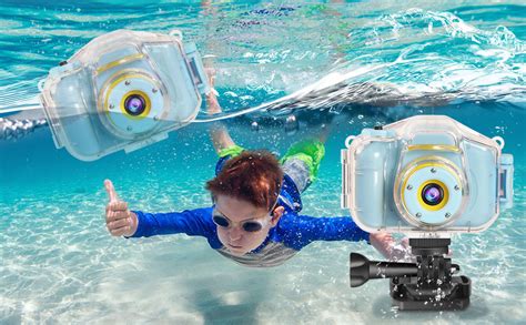 Amazon.com: Agoigo Kids Waterproof Underwater Camera Toys for 3-12 Year ...