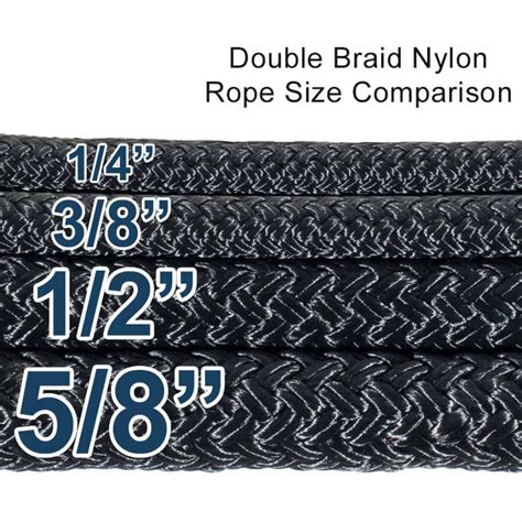 Double Braid Nylon Rope - Multiple Sizes | Rope and Cord