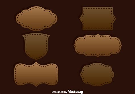 Brown Label Template Vector 121358 Vector Art at Vecteezy