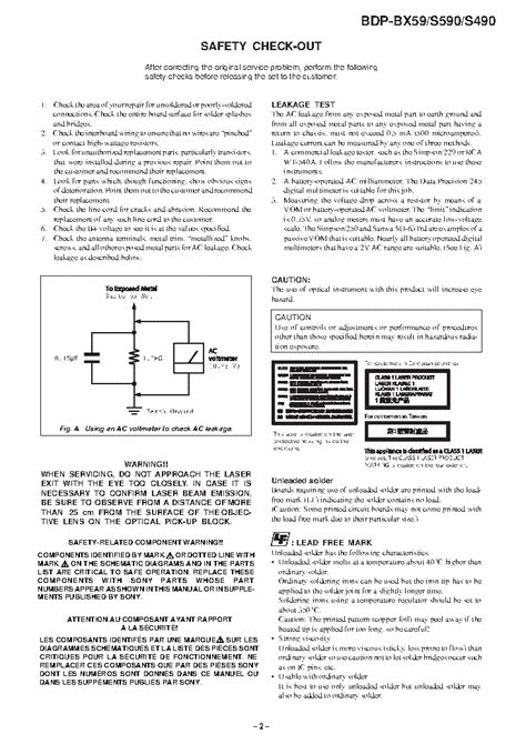 SONY BDP-BX59 BDP-S590 BDP-S490 VER.1.0 SM Service Manual download ...