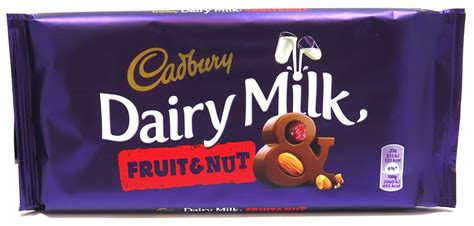 Cadbury Dairy Milk Fruit & Nut Chocolate bar | Walmart Canada