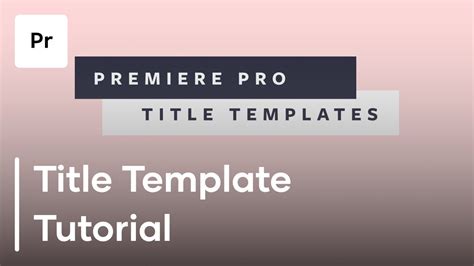 Premiere pro templates - lasopaslow