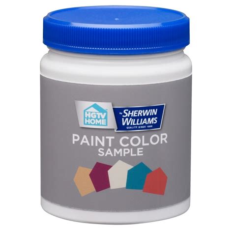 HGTV HOME by Sherwin-Williams Tintable to Any Color Interior Satin Paint Sample (Actual Net ...