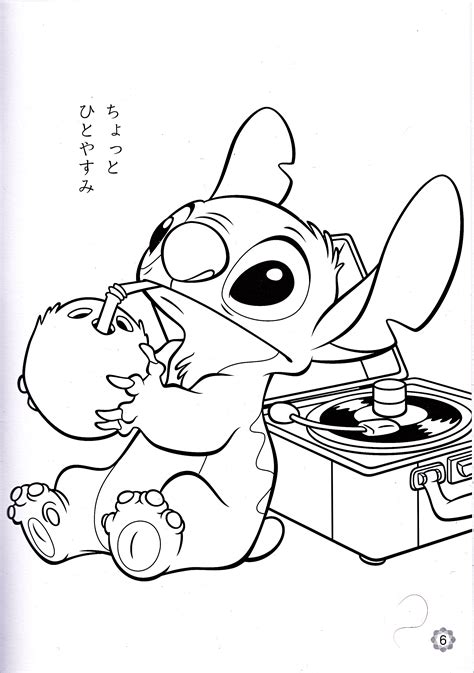 Walt Disney Coloring Pages - Stitch - Walt Disney Characters Photo ...