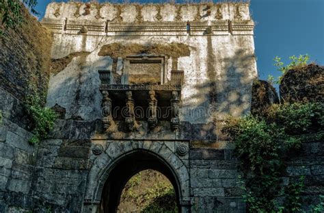 Gate of Pavagadh Fort Pavagadh Archaeological Park Stock Image - Image of gujarat, gate: 264086391