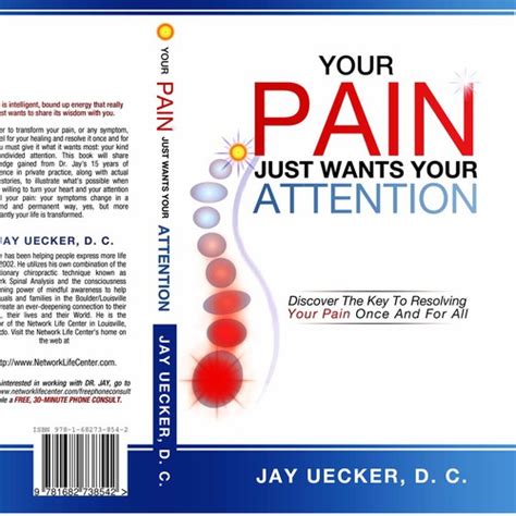 Designs | Book cover: pain is bound up, intelligent energy that, once catalyzed, becomes the ...