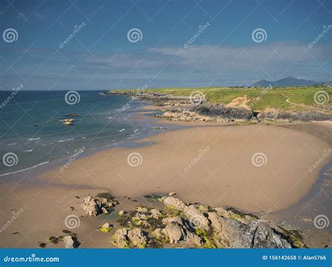 Coastline at Porth Towyn on the Wales Coast Path Stock Photo - Image of wales, nature: 156142658