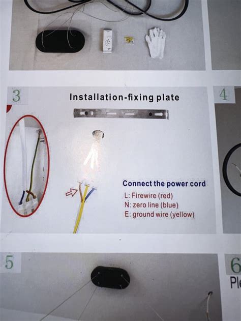 Wiring ceiling fixture. Confusing wiring diagram. Please help : r ...