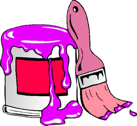 Paint can and brush clipart kid 2 – Clipartix