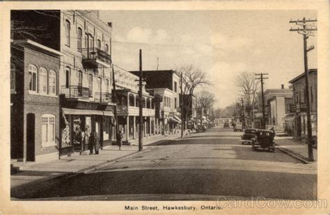 Main Street Hawkesbury, ON Canada Ontario