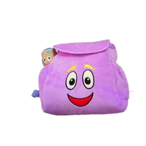 Dora the Explorer Nylon Backpack with Map Plush Doll School Bag Kids Gift, £6.82 at Onbuy