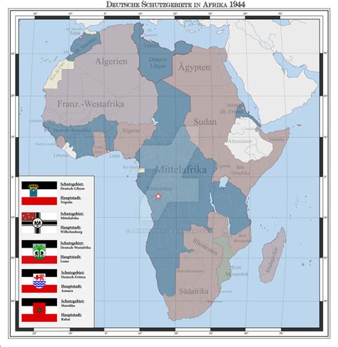 German colonies in Africa 1944 (alternate history) by Arminius1871 on DeviantArt