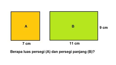 Contoh Soal Luas Persegi Dan Persegi Panjang | Pendidikan, Pengetahuan, Latihan