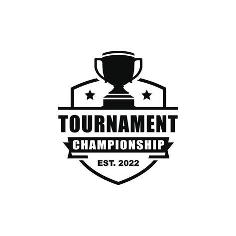 Tournament championship logo vector. Trophy logo 13267734 Vector Art at ...