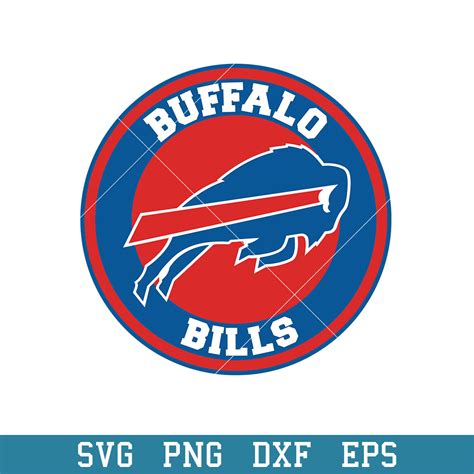 Buffalo Bills Circle Logo Svg, Buffalo Bills Svg, NFL Svg, P - Inspire Uplift