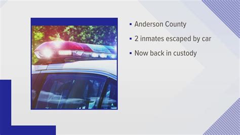 Police investigate after two inmates escape from jail in Anderson County | wbir.com