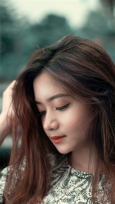 Beautiful Asian Girl Portrait Photography 4K Ultra HD Mobile Wallpaper