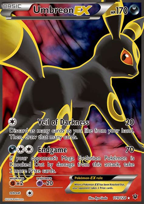 Umbreon-EX 119 (Fates Collide 2016) Pokemon Card