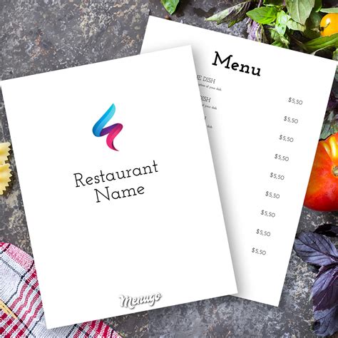 Menugo - Restaurant Menu Maker - Online Editor