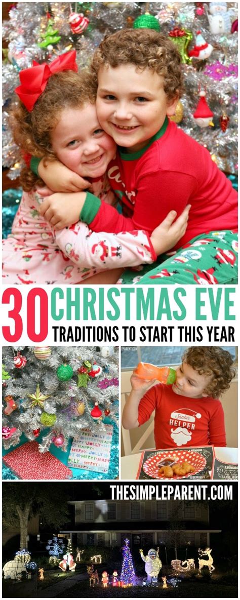 30 Fun Christmas Eve Traditions You Can Start This Year • The Simple Parent