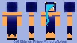 ℂinnamon Squid Girl Minecraft Skin