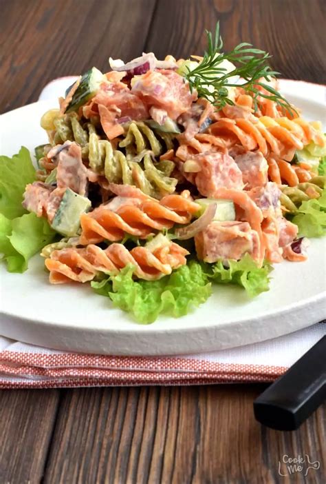 Smoked Salmon Pasta Salad Recipe - COOK.ME