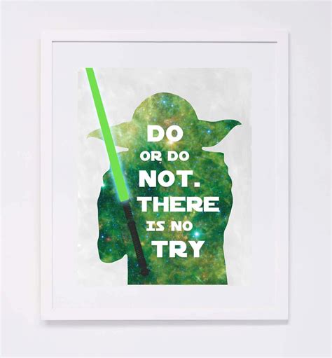 Star Wars Yoda Quote Digital Printable | Etsy