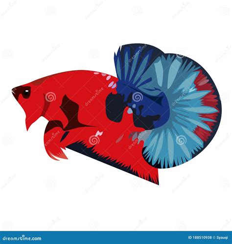 Betta Red Logo Vector Design Stock Vector - Illustration of logo ...