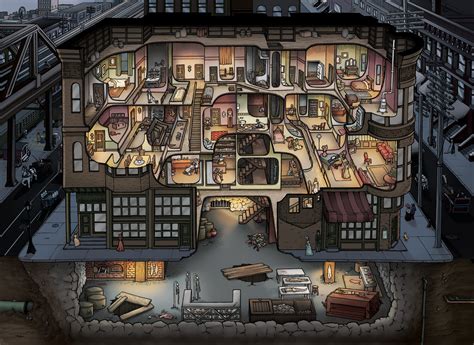 H. H. Holmes Murder Castle Print — Carden Illustration