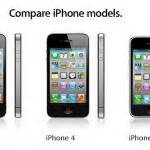 [Comparison Chart] iPhone 4S vs iPhone 4 vs iPhone 3GS