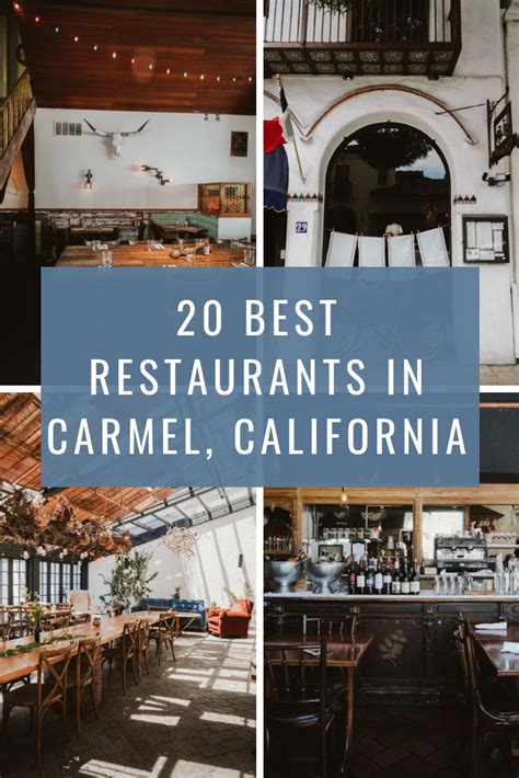 20 Best Restaurants in Carmel, California - Bon Traveler in 2020 | Best ...