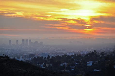 Hollywood Hills Sunset Los Angeles Photograph by Kyle Hanson - Fine Art ...