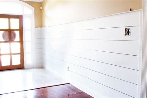 Install DIY Shiplap: The Easy Way - Life on Southpointe Drive