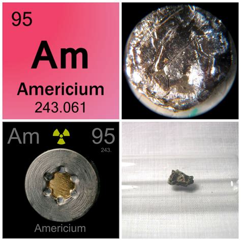 Americium Am (With images) | Science boards, Rock collection, Elements