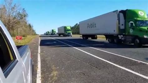 Viral video shows fleet of Publix trucks heading to Panhandle - WSVN ...