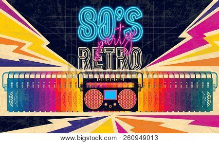 80s, Retro Music Vector & Photo (Free Trial) | Bigstock