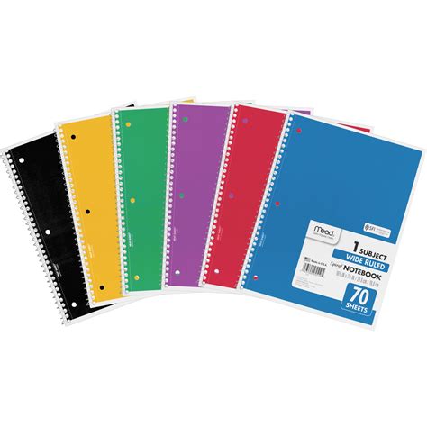 Mead Wide Ruled 1-Subject Notebook - Notebooks | ACCO Brands Corporation