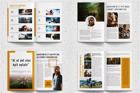 Magazine Template (536806) | Magazines | Design Bundles