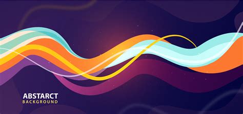 Abstract Colorful Wave Effect Background 1040370 Vector Art at Vecteezy