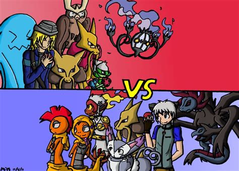 Pokemon Battle by Koji45 - Fanart Central