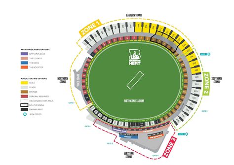 Carrara Stadium Seating Plan - Seating plans of Sport arenas around the ...